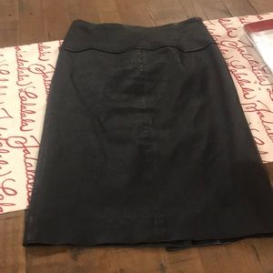 JCrew Leather Skirt